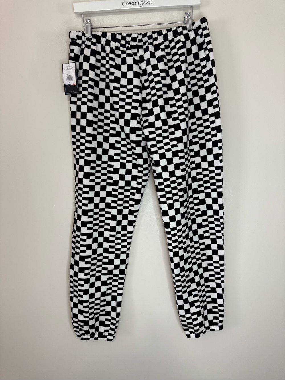 Volcom NWT Black & White Checkerboard Jogger Pants In size medium - Picture 7 of 16